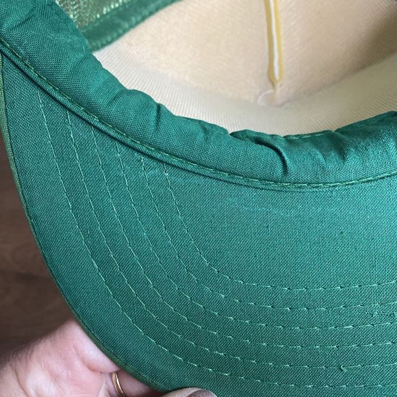 Vintage Shandon Headwear Ireland Hat Cap Irish Clover Mesh Foam Snapback Trucker - Picture 11 of 16